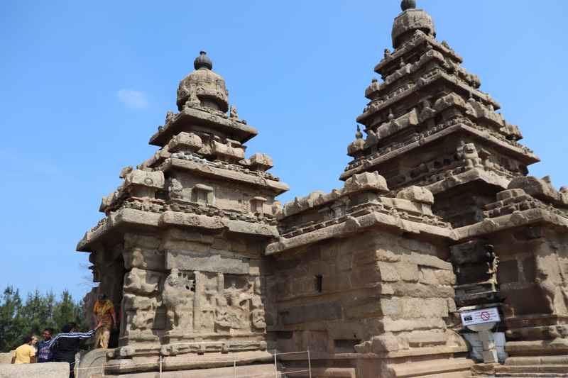 Shore Temple Mahabalipuram UNESCO site Tamil Nadu India