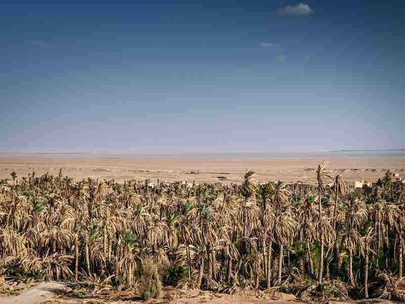Garmeh-Oase in der Dasht-e Kavir