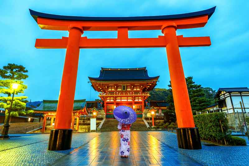 Fushimi Inari Schrein Kyoto Japan