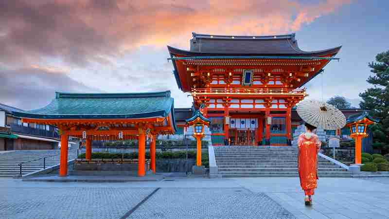 Japan Themenreisen – Fushimi Inari Torii in Kyoto und traditionelle japanische Kultur