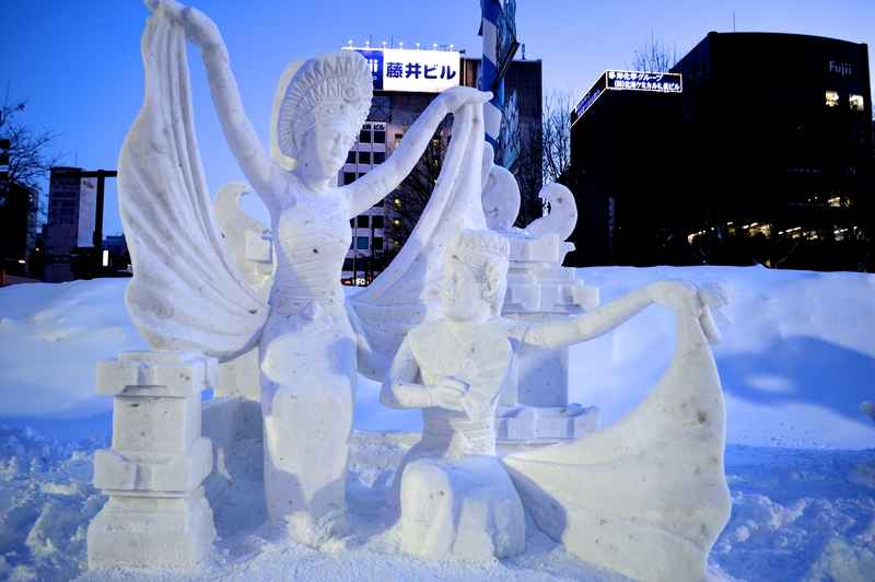 Sapporo Snow Festival in Hokkaido Japan