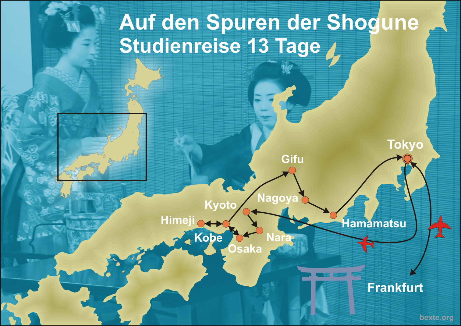 Traditional Japanese castle with cherry blossoms