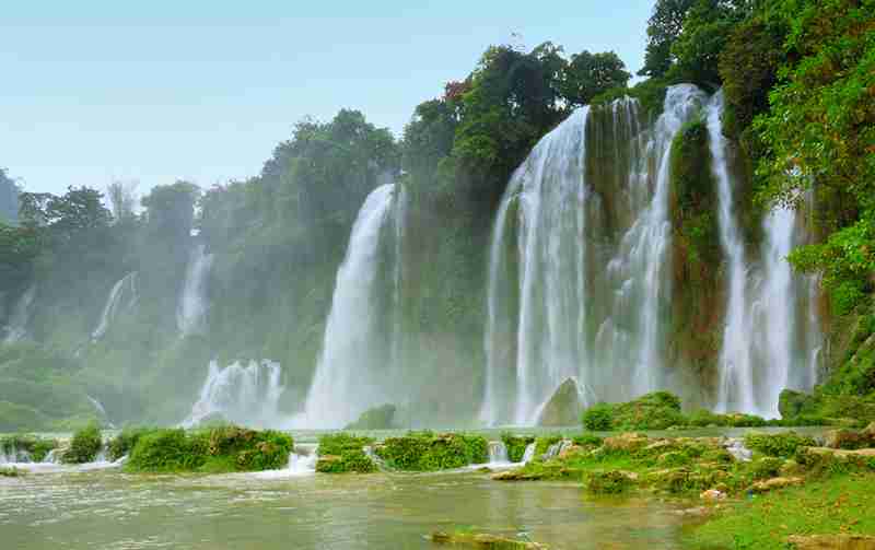 Ban Gioc Wasserfall Vietnam